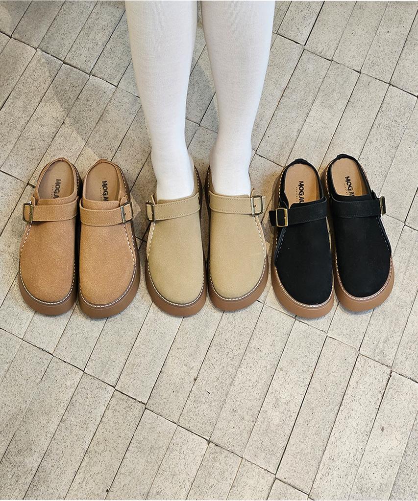 Mogaus Earst Genuine Cowhide Clogs (Microfiber Insole) 3 Colors