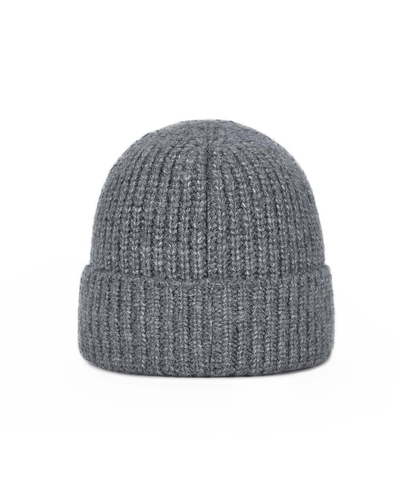 Bajal Va Curved Oval Metal Washed Beanie Grey