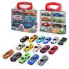 (Boxed) 1/64 Alloy Cars + Storage Box Mini Toy Set (includes 12 Cars + Layered Storage Box) Die-cast Metal, Boy's Toy, Sliding M