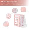 Drawer Cabinet Multilayer Desktop Storage Box Transparent Organizer Holder Makeup Case For Skincare Products Stationery