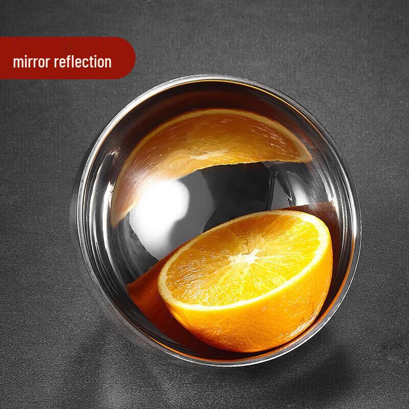 MAXCOOK 304 Stainless Steel Double-Layer Insulated Bowl