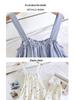 Women's Summer Cotton Gauze Pajama Set - Korean Camisole & Shorts, Sweet and Loose Homewear.