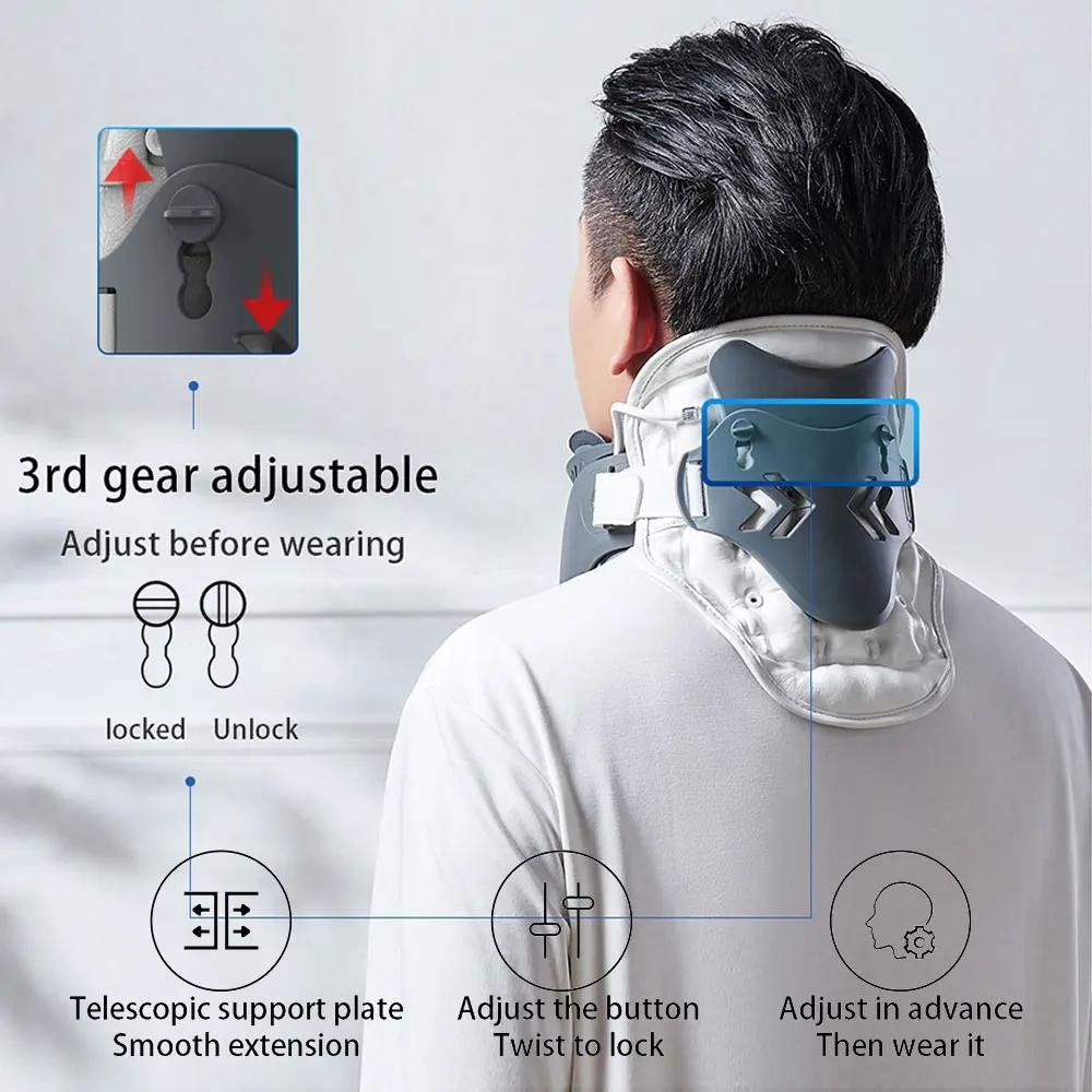 Neck Traction Device Medical Neck Stretcher Posture Corrector Inflatable Cervical Collar Relieve Neck and Shoulder Pain