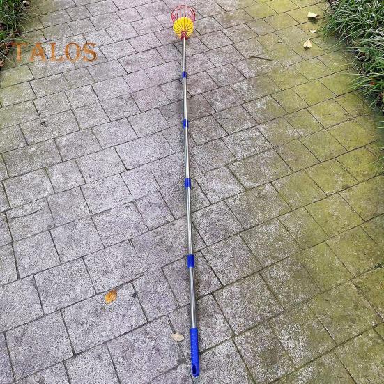 Fruit Picker Pole Telescopic Spliceable Rod with Basket Metal Extendable Picking Pole Garden Tool for Harvesting Apples Oranges Avocados from High