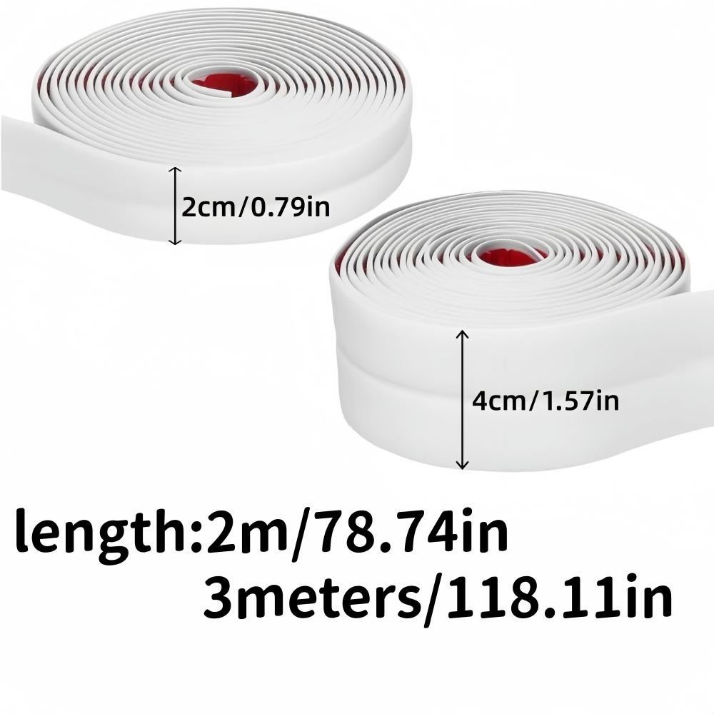 1pc 2/3metersX2/4cm Peel and Stick Wall Trim Molding Trim Moulding, Inside & Outside Wall Corner Protector for Wall Edge