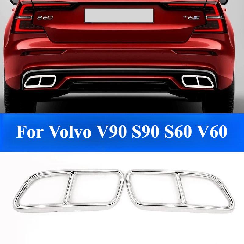 Ornament Acoperire Modificată Țeavă Gât Coadă Pentru Volvo V90 S90 S60 V60 Cadru Țevi Coadă Eșapament Auto Accesorii Auto