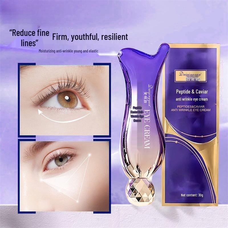 Peptide Caviar Anti Wrinkle Eye Cream: Reduces Wrinkles, Crow's Feet, and Dark Circles; Lifts and Firms.