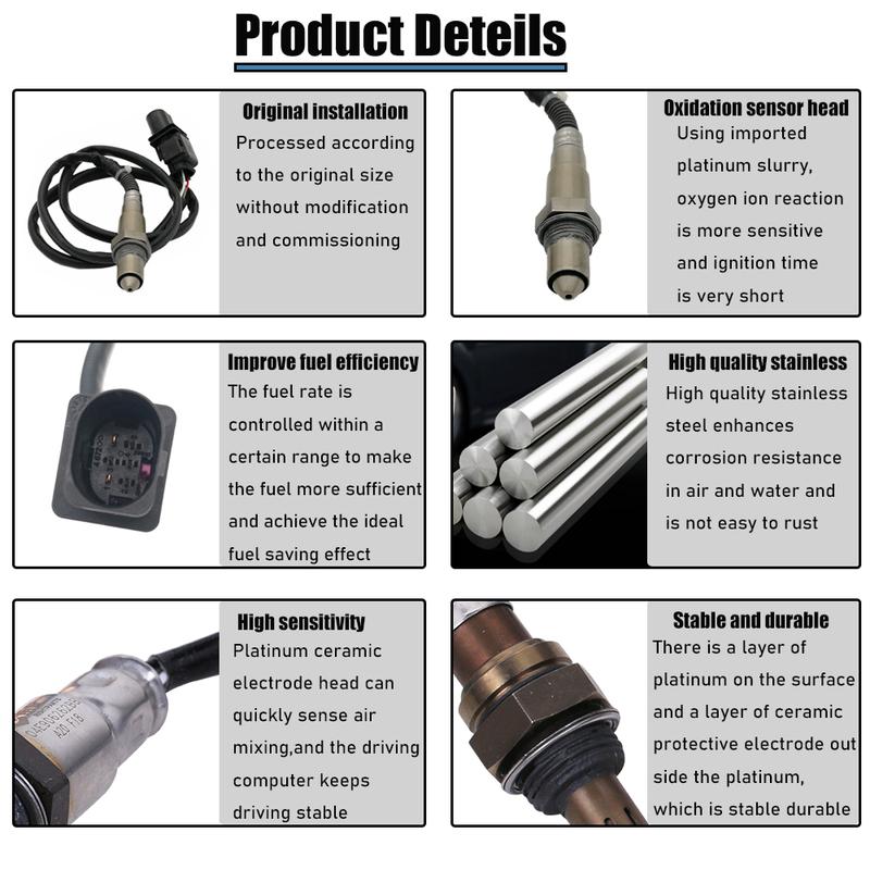 High Quality LSU4.9 Wideband Oxygen Sensor For PLX UEGO AEM Chevrolet Ford Honda Toyota 0258017025 17025 30-2004 0 258 017 025