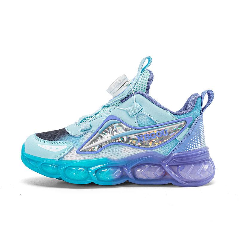 Children's mesh breathable sports classmates Boys 2025 spring and autumn non-slip rotating button sports classmates