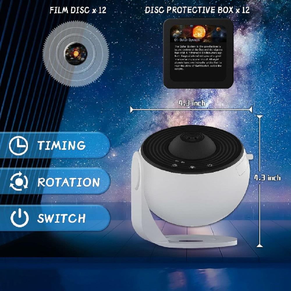 

Оновлення LED Galaxy Star Projector Ultra Clear Space Ball Planetarium proyector Night Light Lamp For Kids Gifts