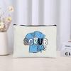 Nurse Life Love Leopard Printed Canvas Cosmetic Bag Travel Sundries Zipper Storage Pouch Office Supplies Pencil Case Nurse Gift