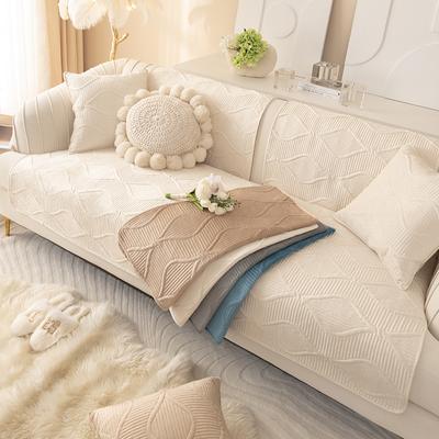Cuscino per Divano per Tutte le Stagioni, Cuscino Semplice Moderno Antiscivolo, Copridivano di Lusso Leggero con Telo in Tessuto