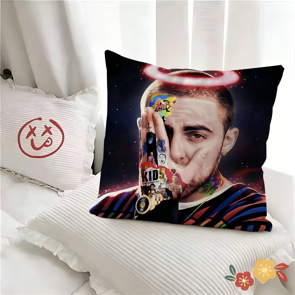 pc Singer Hot MMac Miller Pillow Case Fashion Square Pillowcase Bedroom Sofa Room Ins Decoration Leisure