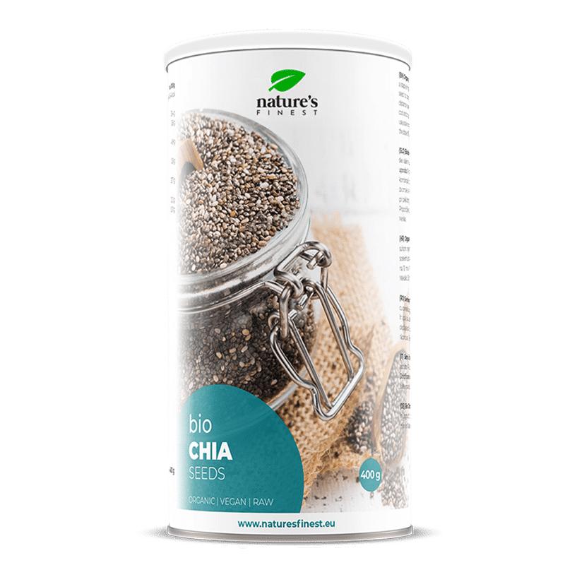 Organic Chia Seeds (Salvia hispanica) – High in Fibre, Source of Protein & Omega-3 – 400 g