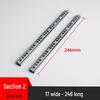 17mm Narrow Two-Way Steel Ball Bearing Drawer Slides