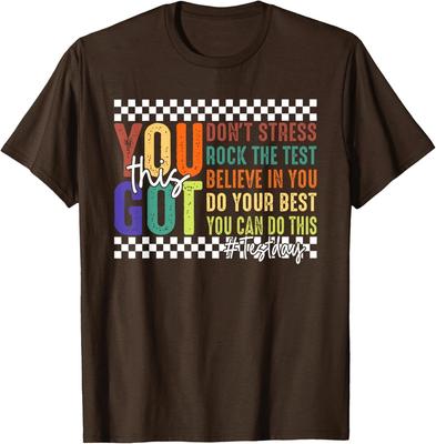 You Got This Dont Stress Rock The Test Day Vintage Unisex T-Shirt