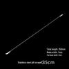 Leigu Double-Headed 304 Stainless Steel Lab Spatula & Spoon