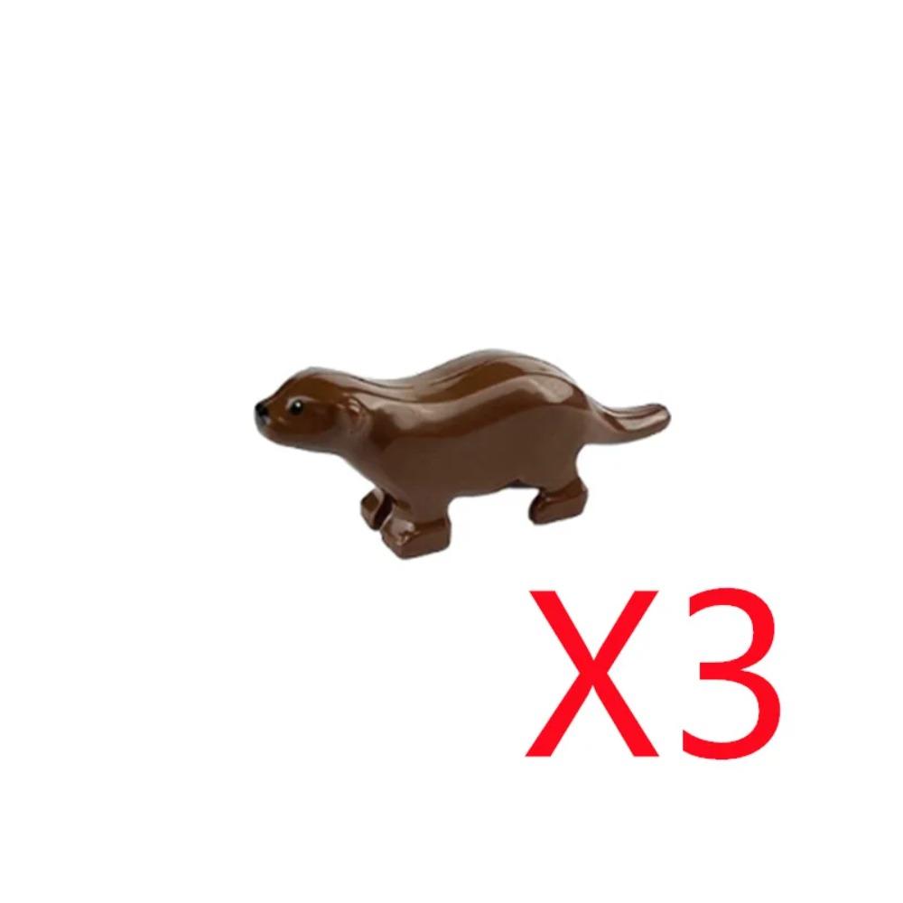 MOC City Animal Building Block Model Character Farm Accessories Goose Pig Dog Orangutan Cheetah Shark Zoo Brick Toy Gifts X014