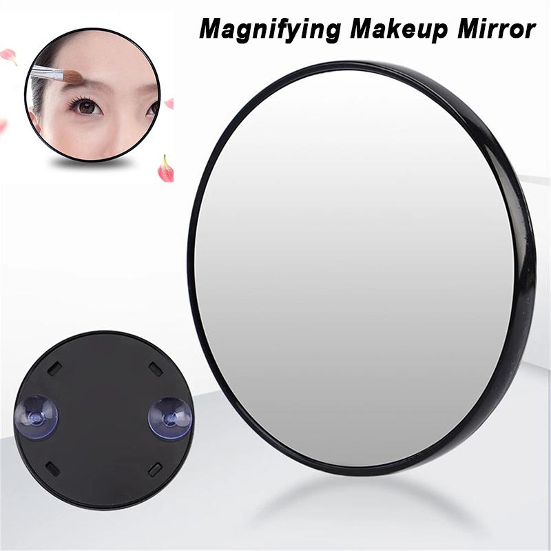 5x/10x/15x Magnification Mirror With Suction Cup Blackhead Magnifying Remove Acne Pores Tool Mini Round Portable Makeup Mirror