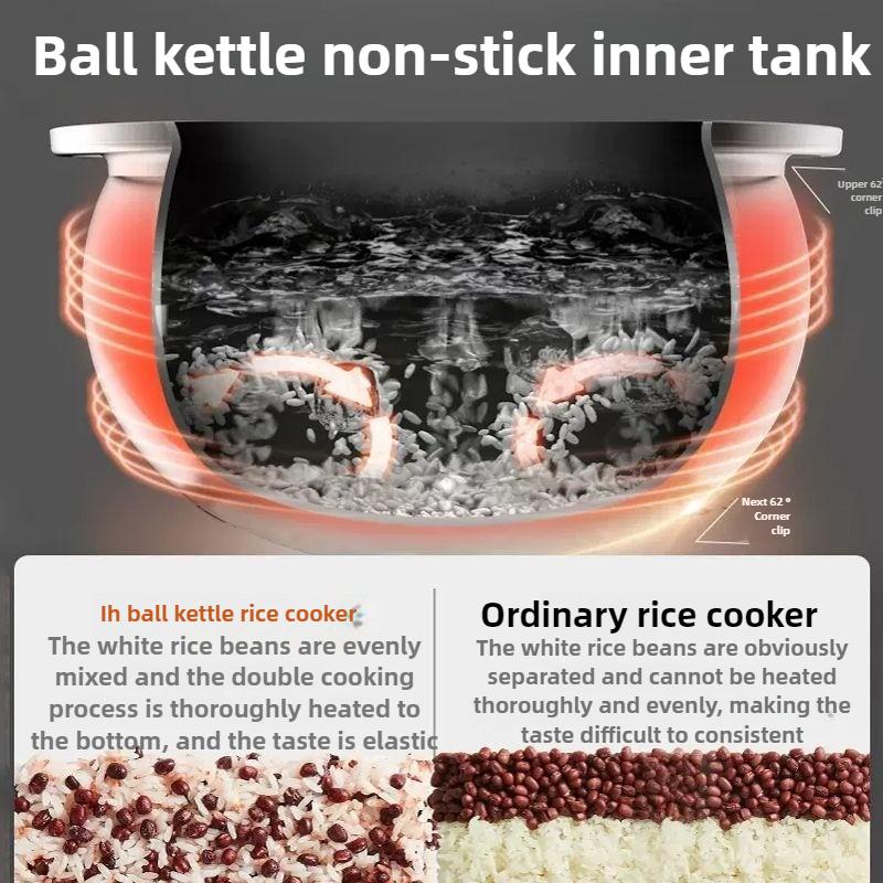 1.8L Large-capacity Intelligence Household Rice Cooker, Multi-functional Cooking 24-hour Timing Three-dimensional Heating