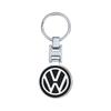 Metal/Leather Car Key Ring Braided Rope Key Case Key Chain For Volkswagen Golf 7 Caddy Passat CC Lavida Sagitar Scirocco Tiguan