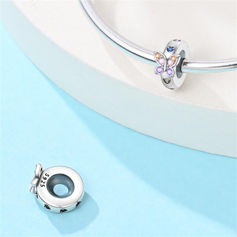 Copper Insect Butterfly Four Leaf Clover Charms Beads Fit Original Bracelet Necklace Fine Jewelry Women Diy Gifts