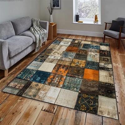 Geometric Carpet Living Room Bedroom Carpet Large Area Rugs for Home Decoration Abstract Non-slip Sofa Rugs for Bedroom Carpet