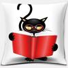 Cartoon Cute Cat Animal Series Printed Pillowcase Decoration Accessories for Holiday Party Living Room Bedroom Home Decor
