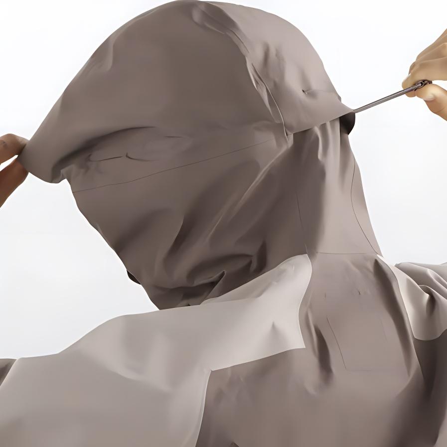 SALOMON Outline Casual Hooded Fashion Versatile Waterproof Breathable Jacket Men Jacket Iron-Grey LC2536800