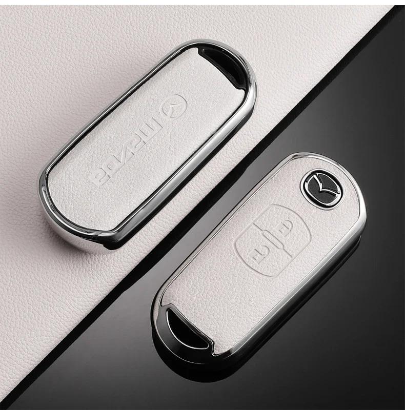 for TPU Car Smart Remote Key Case Cover Shell For Mazda 2 3 5 6 BL BM GJ Atenza Axela Demio CX-3 CX3 CX-5 CX5 CX7 CX-7 CX-9 CX8 ZSTW3