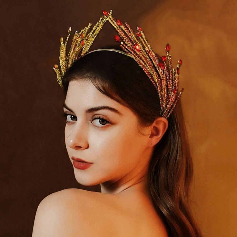 Banquet Style Bridal Tiara Rhinestone Decor Wedding Hairbands Vintage Hair Accessories  Hoop Design