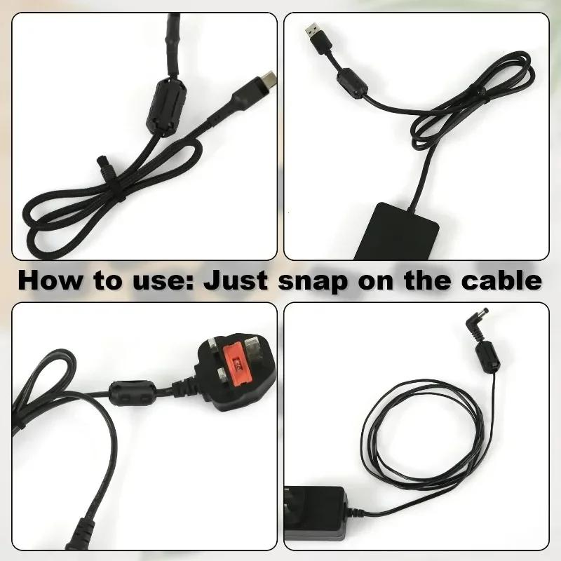 1-30Pcs Noise Filter Magnetic Clip Noise Suppressor Filter Ring Cable Clamp for Suppressor Powerline Power Cord Magnetic Ring