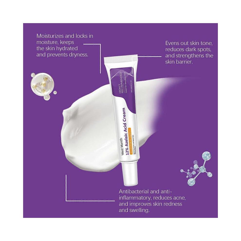 (3pcs)Siero all'Acido Azelaico Siero Viso all'Acido Azelaico Siero Viso Ialuronico Per Alleviare Rossori del Viso Macchie Scure Kit Cura della Pelle Anti-Età