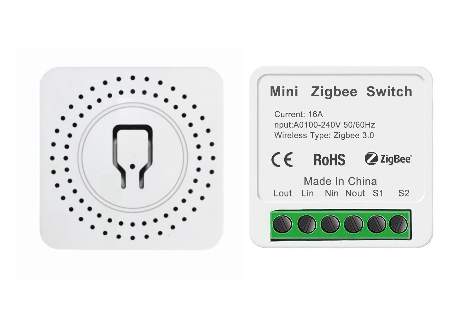 Zigbee Smart Flush-Mount Switch Module, SPDT, APP Control, Alexa Compatible, 16A