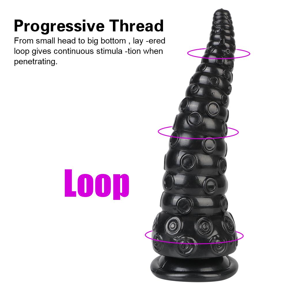 Anus Expansion Prostate Massager Dildo Octopus Butt Plug Massage with Suction Cup Tentacle Dildos Sex Toy