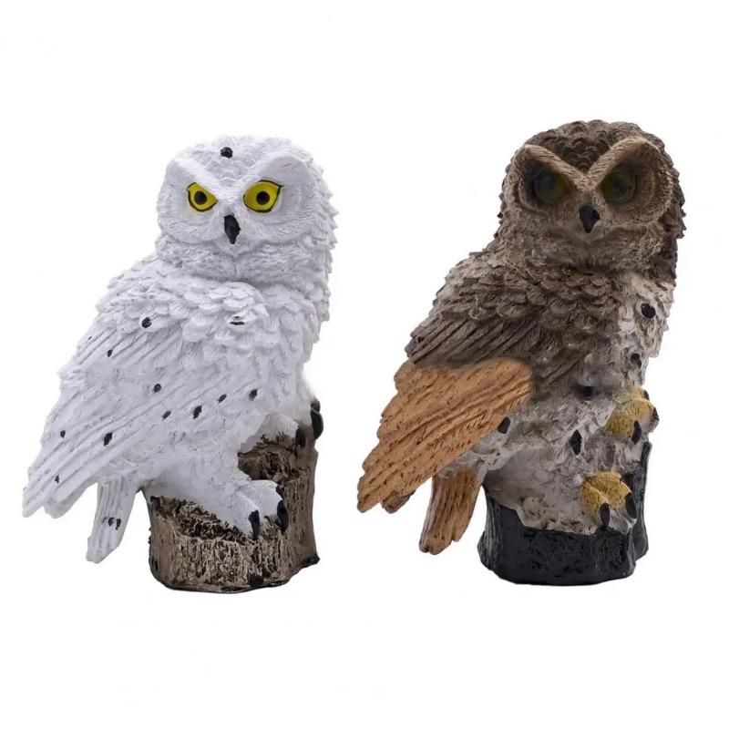 Solar Owl Garden Light Shaped Solar Light Weather Resistant Owl Solar Light for Garden Patio Decor with Automatic Patio Decor