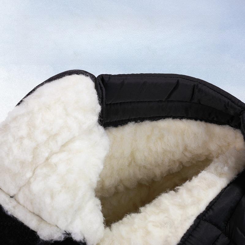 Winter Thick Warm Couple Cotton Shoes with Plush Casual Short Tube Men's and Women's Large Anti Slip Snow Boots