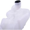 Mallofusa Motorcycle Radiator Water Coolant Reservoir Overflow Tank Replacement Accressory Fit for Kawasaki Ninja 400 2018-2022 White