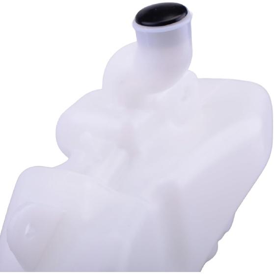 Mallofusa Motorcycle Radiator Water Coolant Reservoir Overflow Tank Replacement Accressory Fit for Kawasaki Ninja 400 2018-2022 White