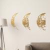 PVC Moon Phase Wall Sticker 23.62*15.75 in Golden PVC wall art decal Stickers Mural Moon Phases self adhesive wall sticker