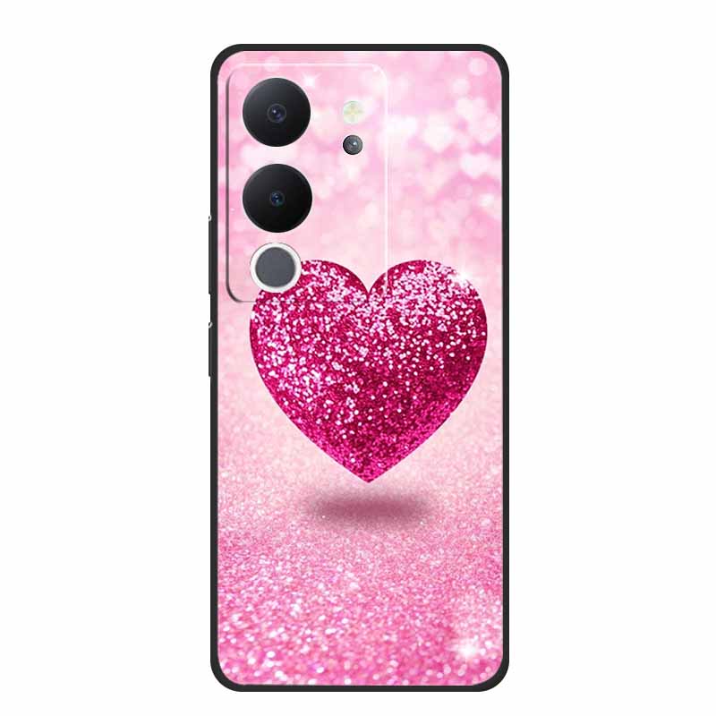 Phone Case For Vivo V30 Lite 5G Back Cover Case Shockproof Black Silicone Soft Funda For Vivo V30 Lite Case V 30 Lite Coque Capa