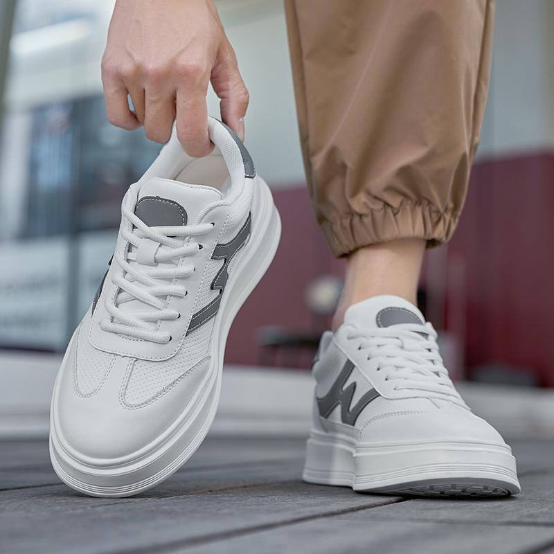 6cm Invisible Height Increasing Shoes for Men Thick Sole Casual Sneakers Comfortable Breathable Fashion Elevator Shoes Non Slip