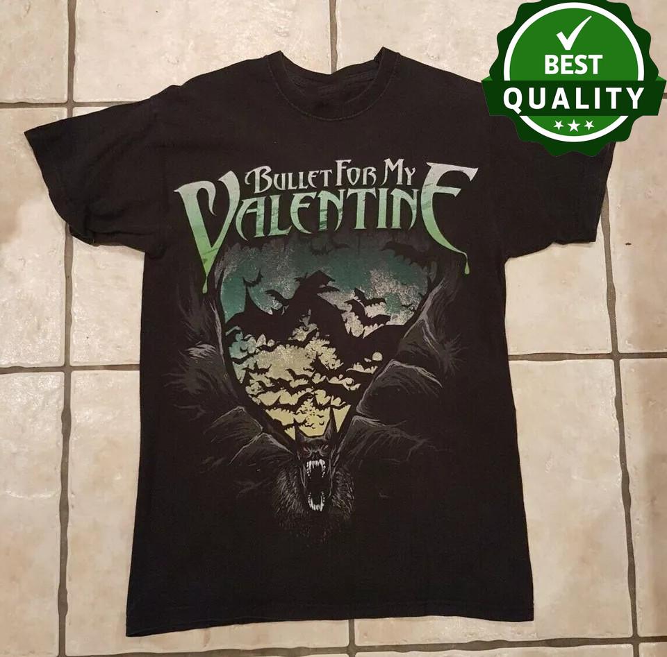 Bullet For My Valentine Scream Aim Tour TShirt Cotton Unisex Tee S5XL Unisex T-Shirt