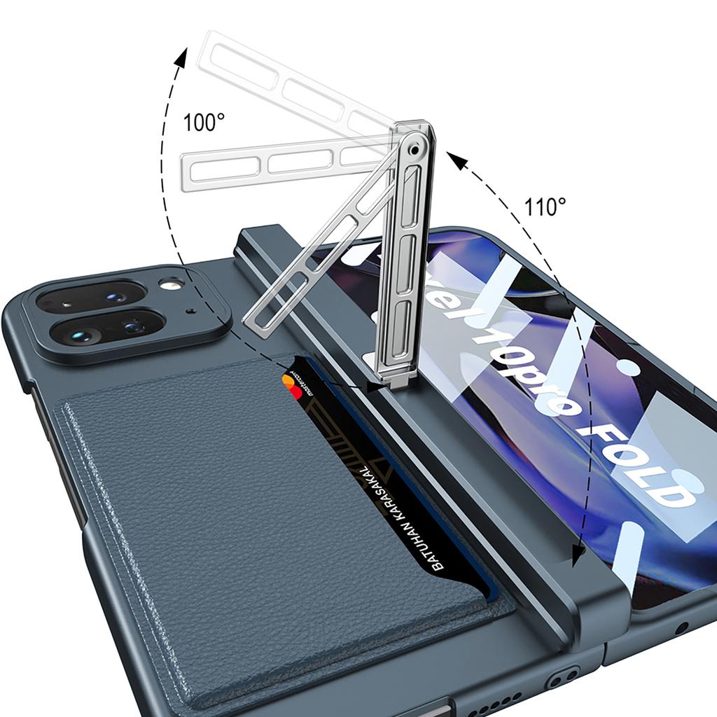 Magnetic Hinge Stand Case For Google Pixel 10 9 Pro Fold Card Package Screen Glass Protective Cover For Pixel 10 Pro Fold Case