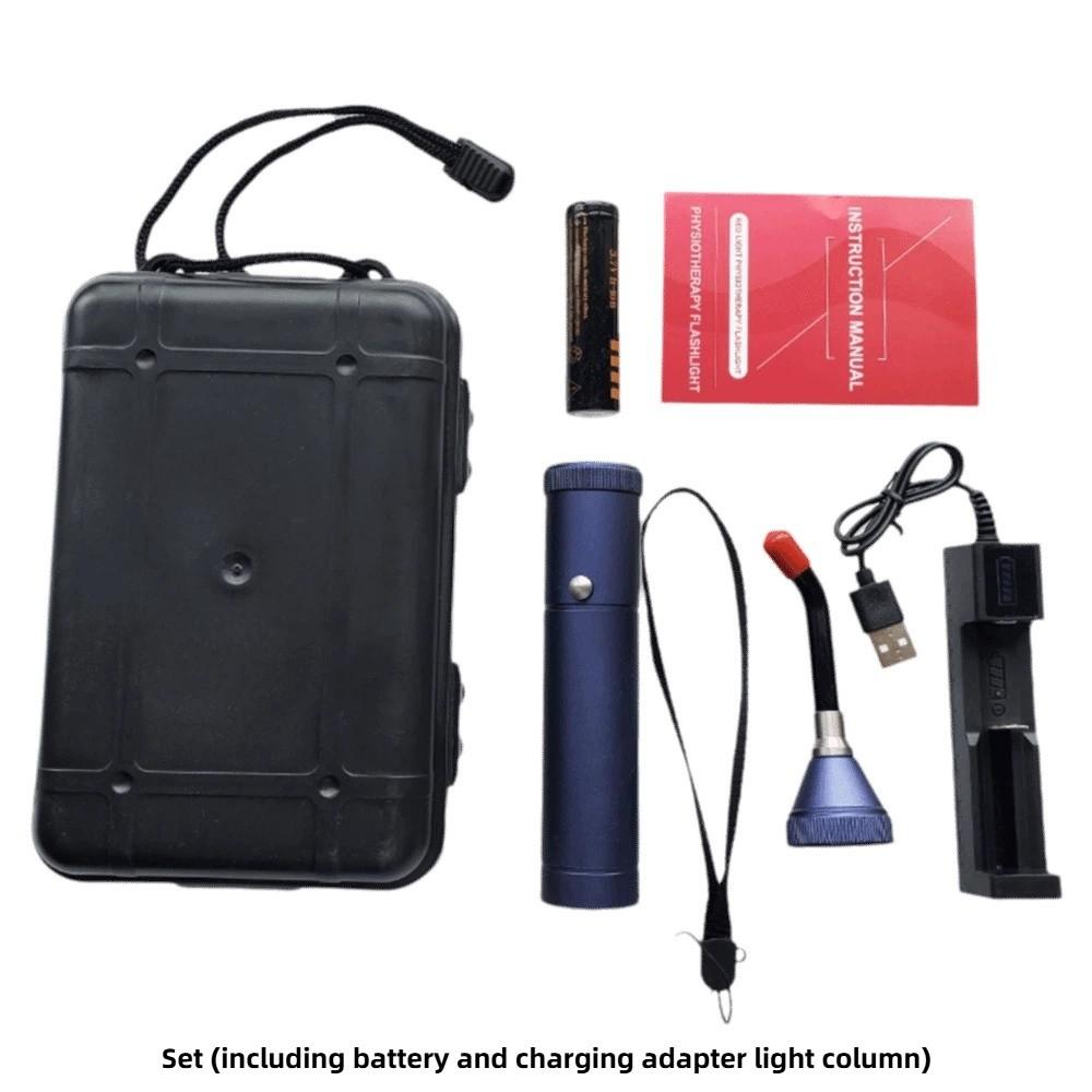 Blue Light Skin Care Wand Heat Application Oral Cavity Flashlight Red Light Device Skin Care