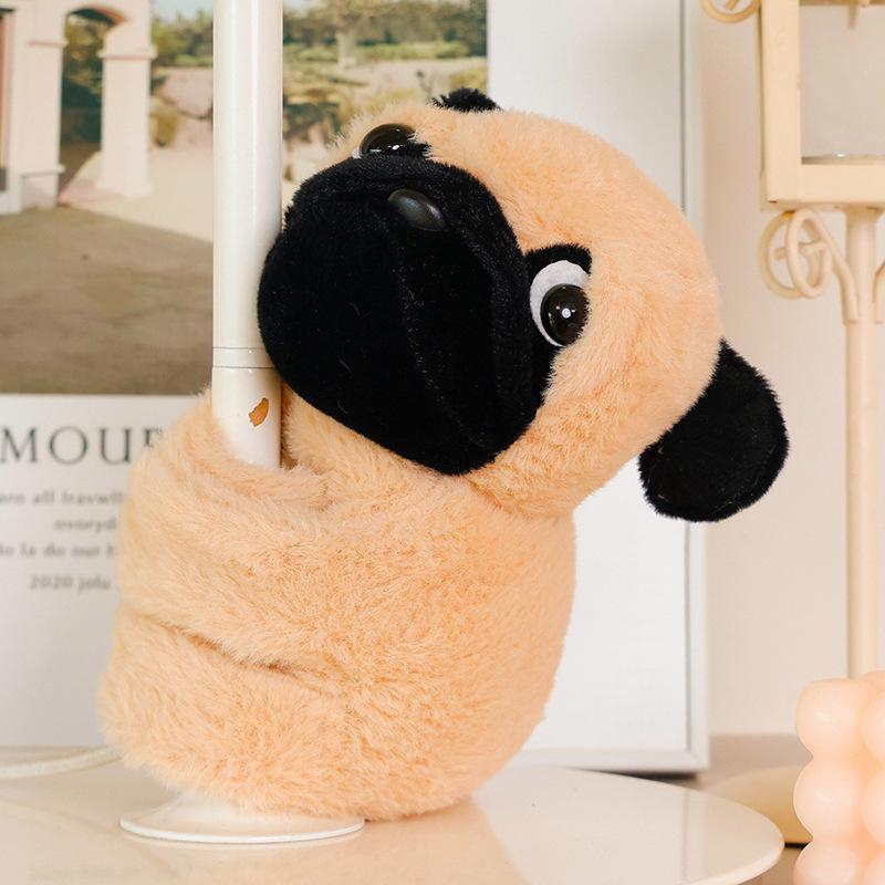Animal Snap Bracelet Plush Toy - 8" Elk, Koala, and Raccoon Claw Machine Dolls