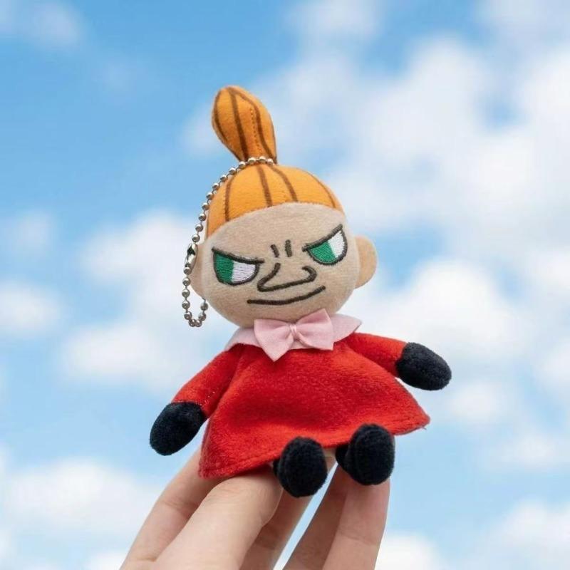 New Moomintroll Anime Plush Keychain Toy Moomintroll Family Doll Children s Doll Birthday Gift