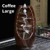 Ceramic Waterfall Backflow Incense Burner Creative Incense Sandalwood Tower Incense Home Decoration Gift Incense