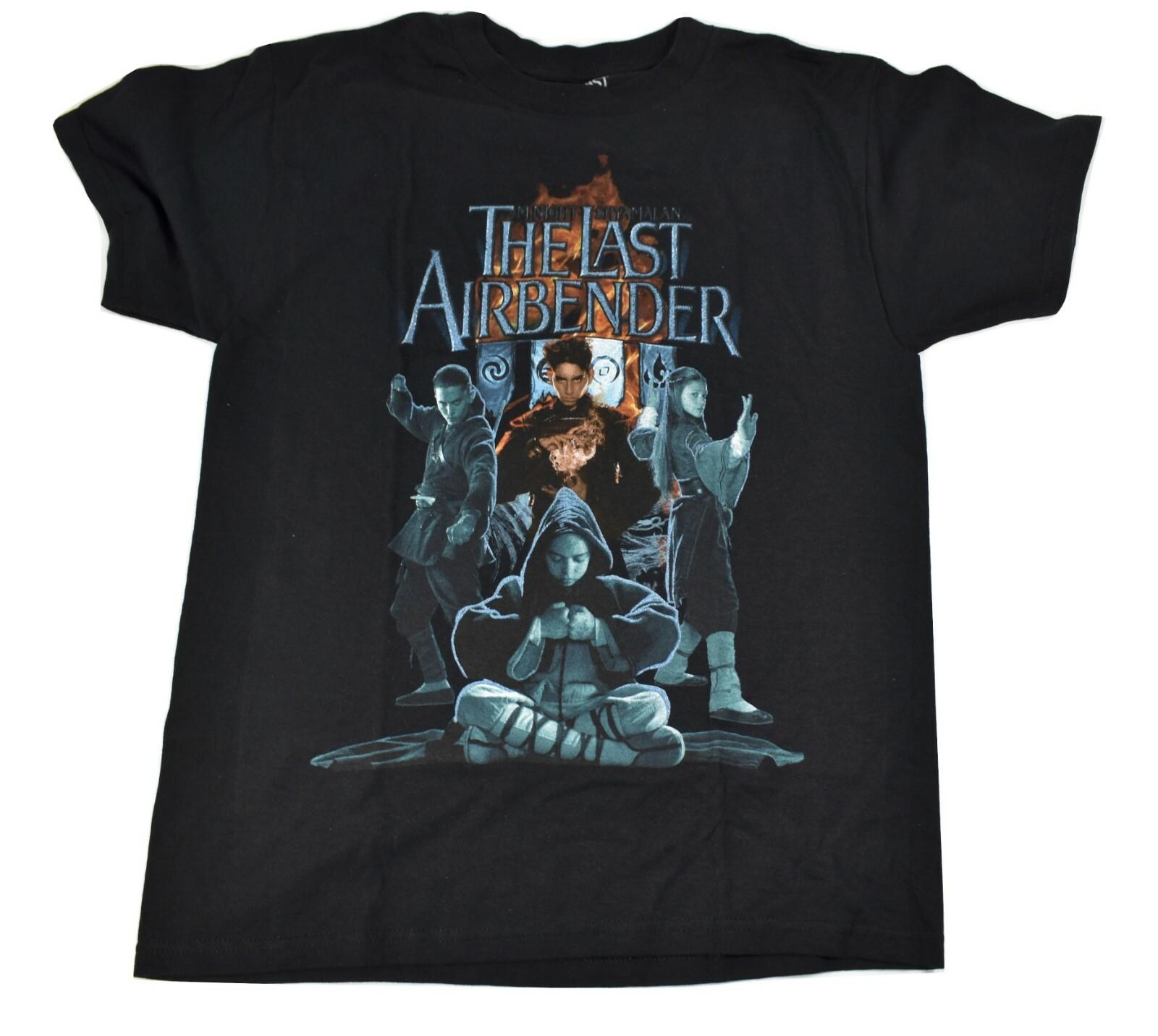 

M Night Shyamalan The Last Airbender Movie Youth Boys Black Shirt New(18) 2XL