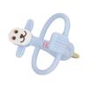 Baby Teething Toy Chewing Teether Monkey Shape Food Grade Silicone Set Kit for Infant Blue
